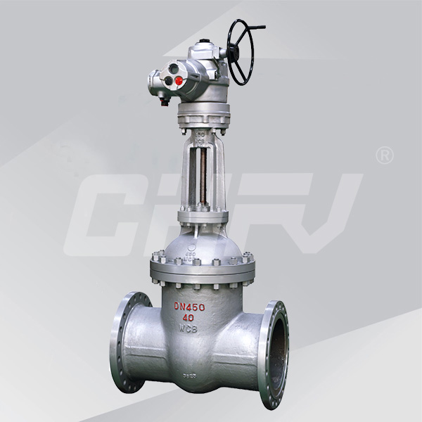 Electric flanged gate valve